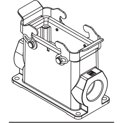 Rectangular Connector Base  Harting 09300160230ML