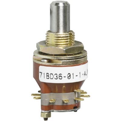 Rotary Switches  Grayhill 71BD36-01-1-AJN