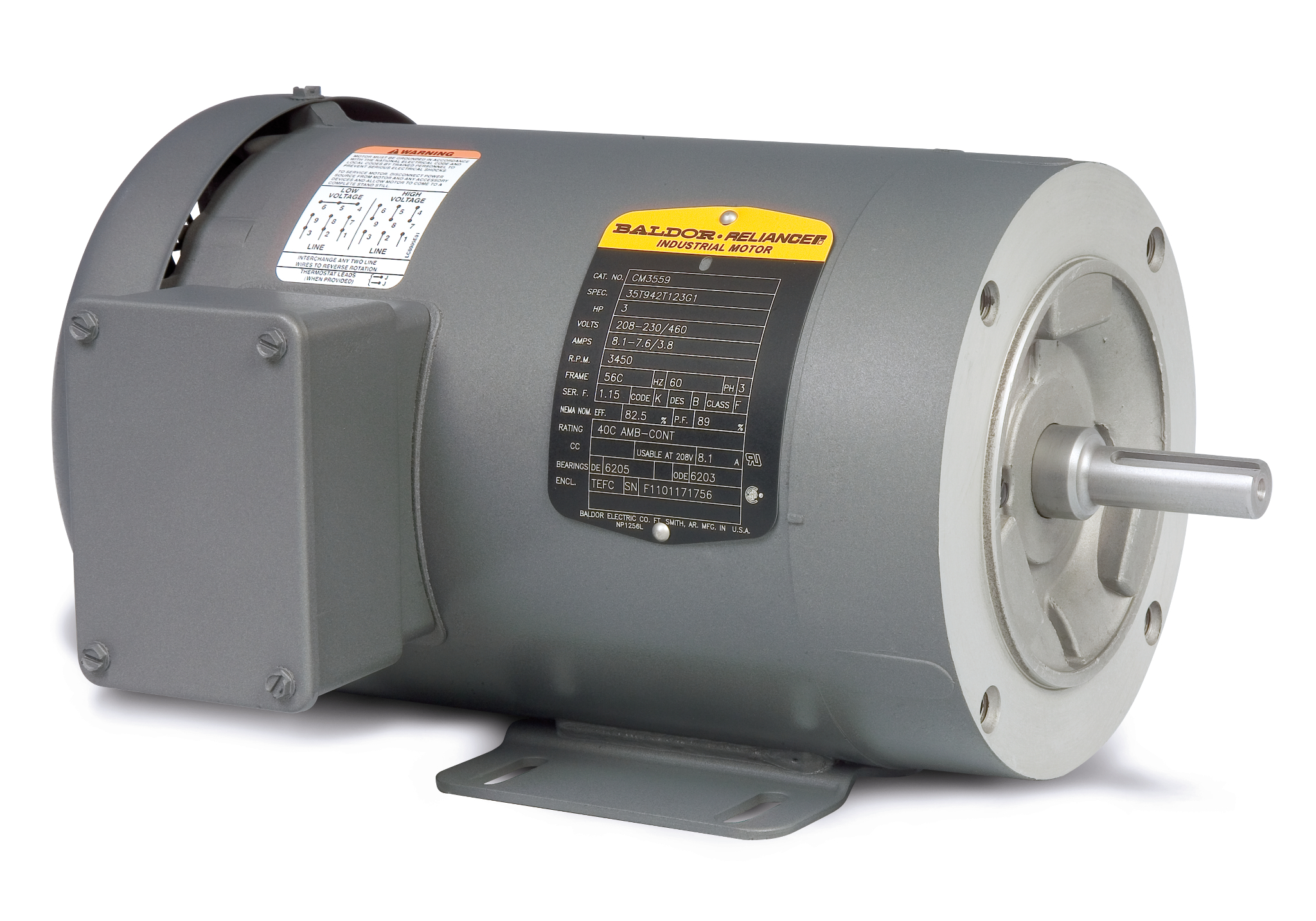 Motor  Baldor / Reliance Baldor (Brand of ABB) CM3534