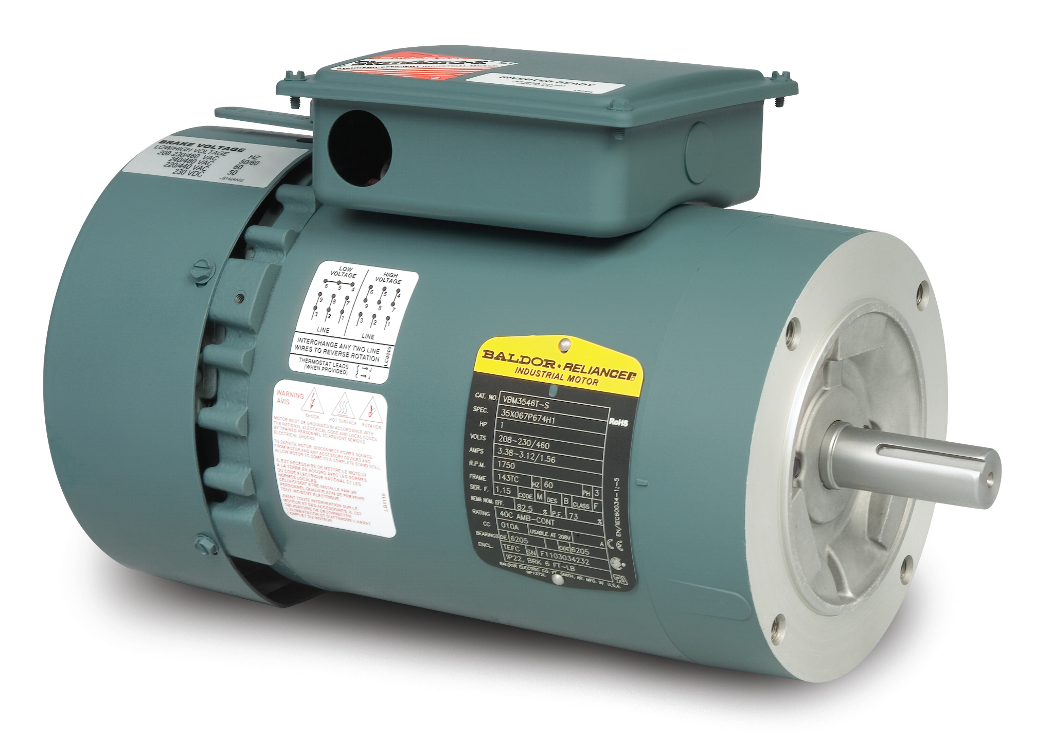 Motor  Baldor / Reliance Baldor (Brand of ABB) VBM3538-5S