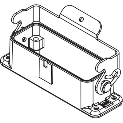 Rectangular Connector Base  Harting 09200160301ML