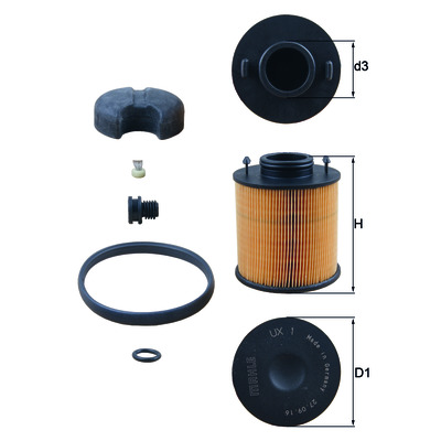  UX 11KIT MAHLE (Filtration Group) 