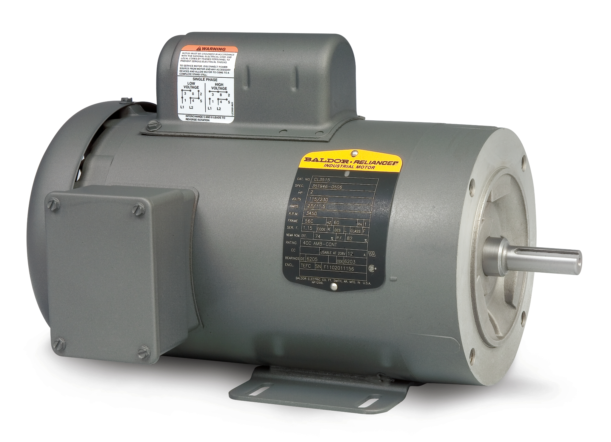 Motor  Baldor / Reliance Baldor (Brand of ABB) CL3405