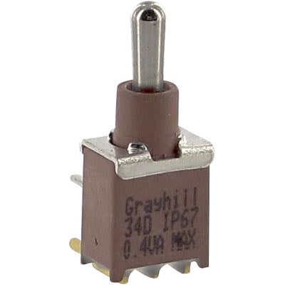 Toggle Switches  Grayhill 34DWMSP52B4M6RT