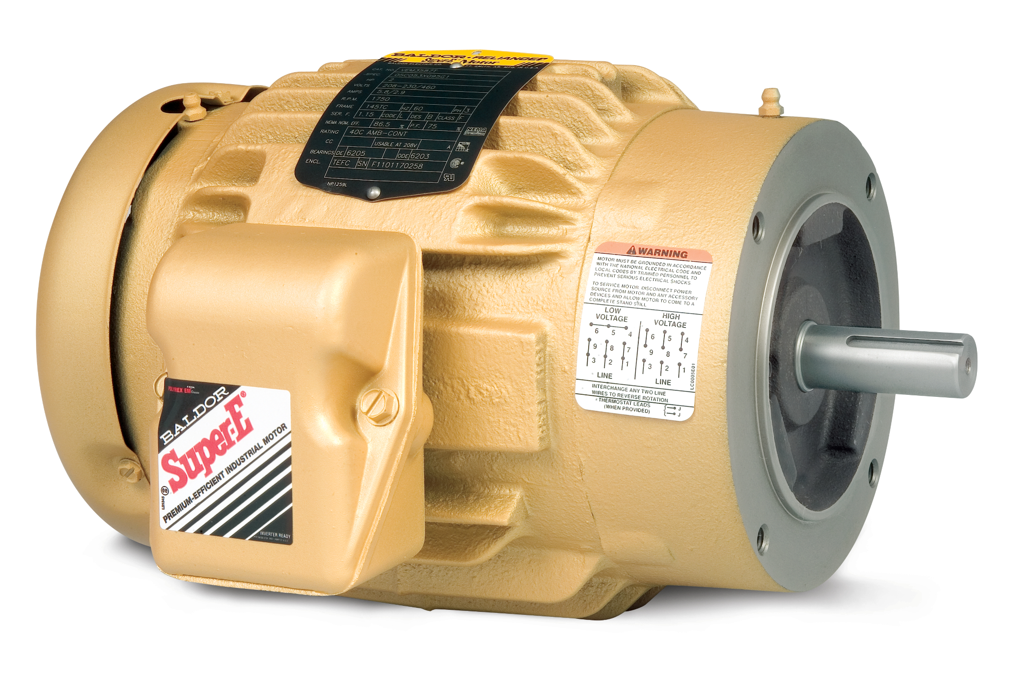 Motor  Baldor / Reliance Baldor (Brand of ABB) VEM3665T