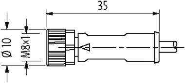 Connector  Murrelektronik 7700-08041-U030300