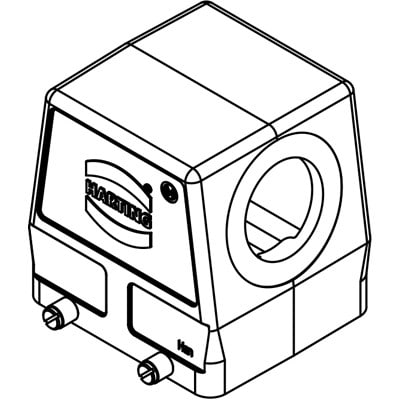 Rectangular Connector Hood  Harting 19307320528