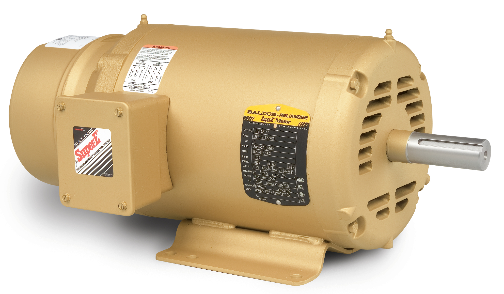 Motor  Baldor / Reliance Baldor (Brand of ABB) EBM3154T