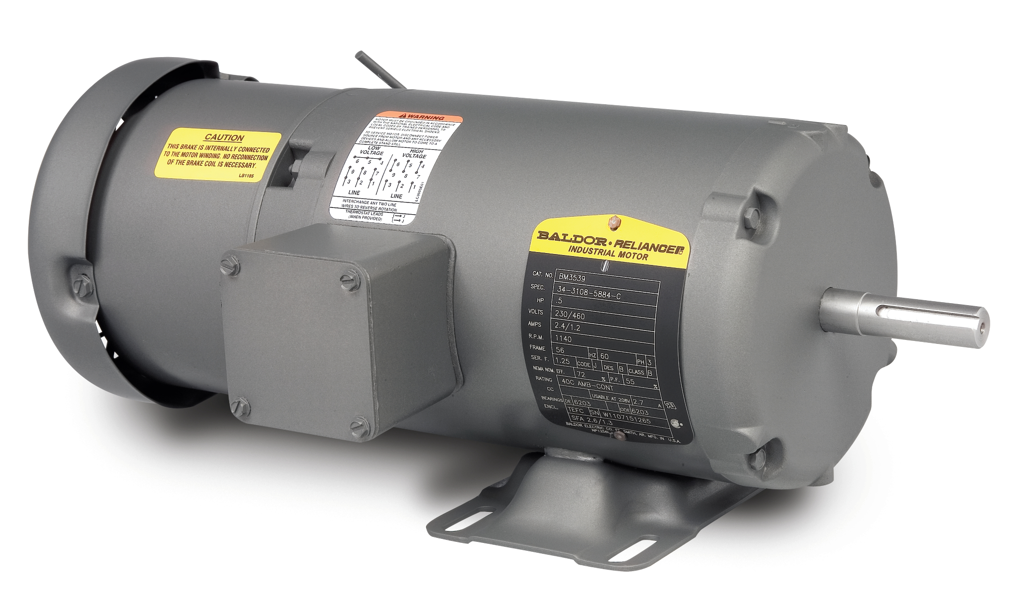 Motor  Baldor / Reliance Baldor (Brand of ABB) BM3543