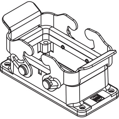 Rectangular Connector Base  Harting 09300100341ML