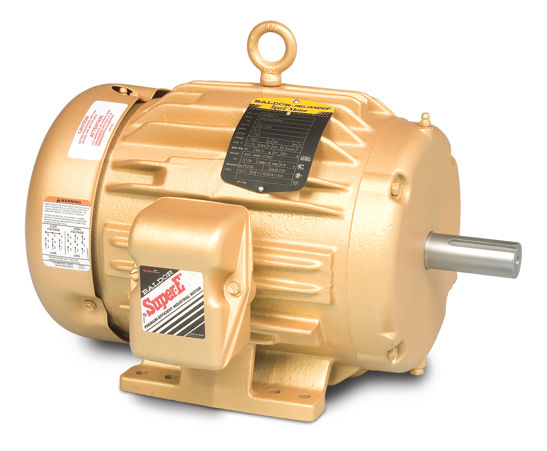 Motor  Baldor / Reliance Baldor (Brand of ABB) EM3774T