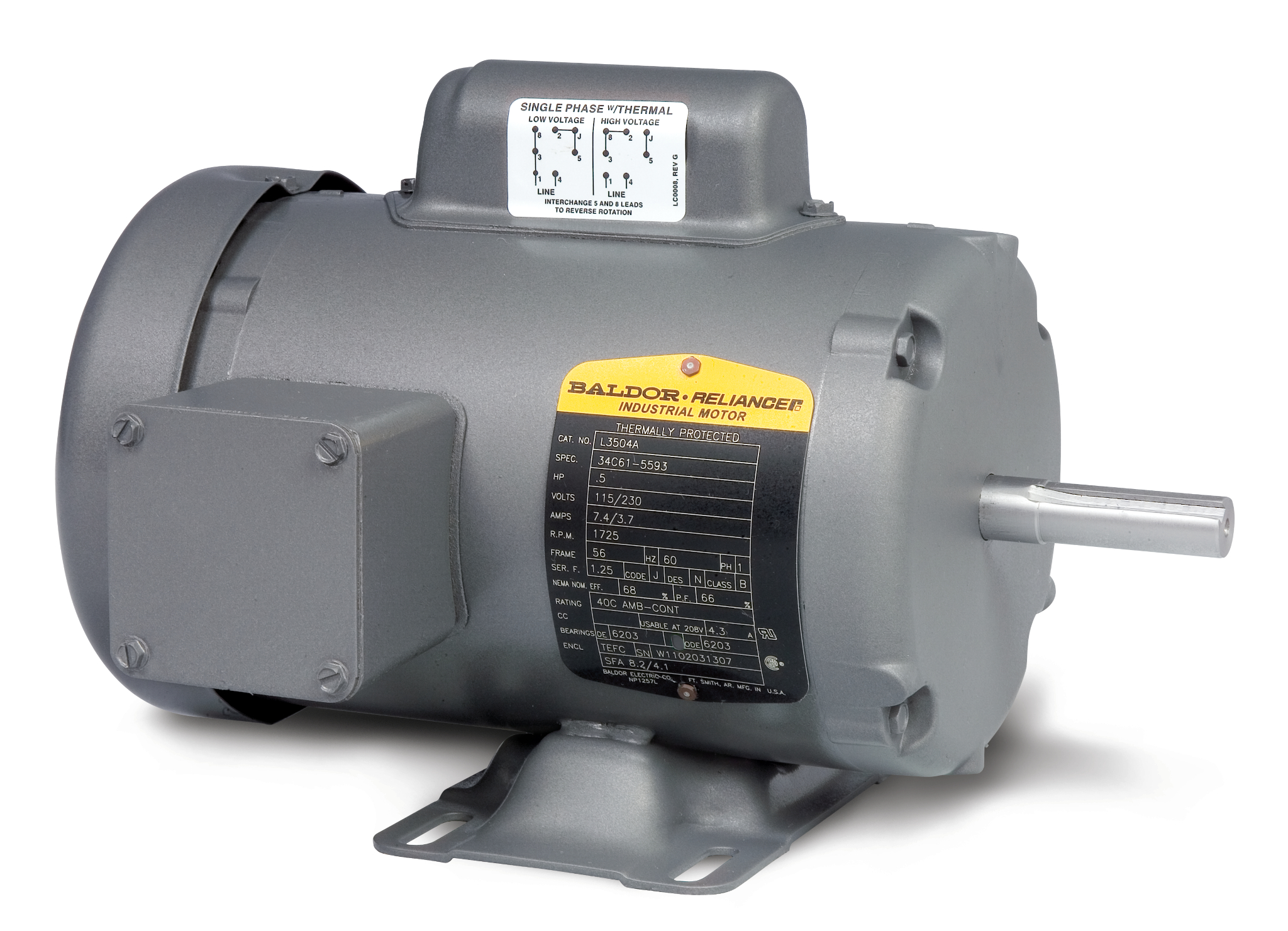 Motor  Baldor / Reliance Baldor (Brand of ABB) L3351