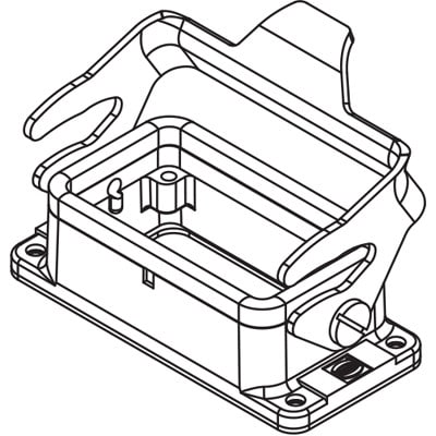 Rectangular Connector Base  Harting 09300100305ML