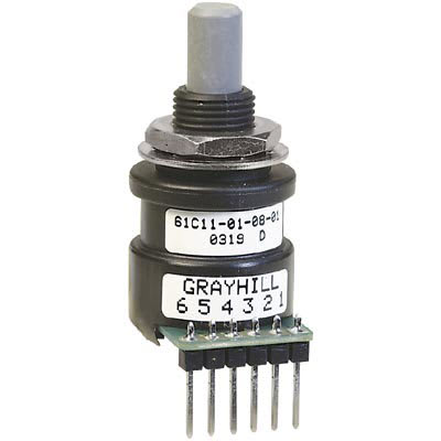 Encoders  Grayhill 61C11-01-08-01