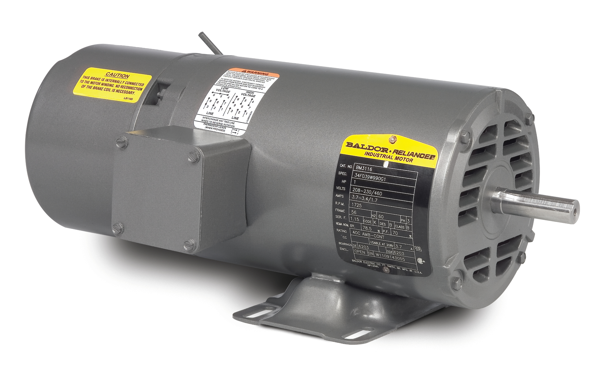 Motor  Baldor / Reliance Baldor (Brand of ABB) BM3116