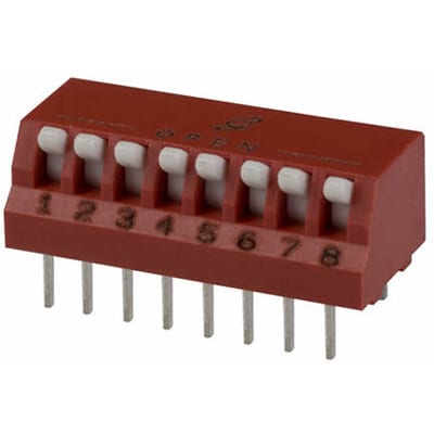 DIP Switches  Grayhill 76PSB08T