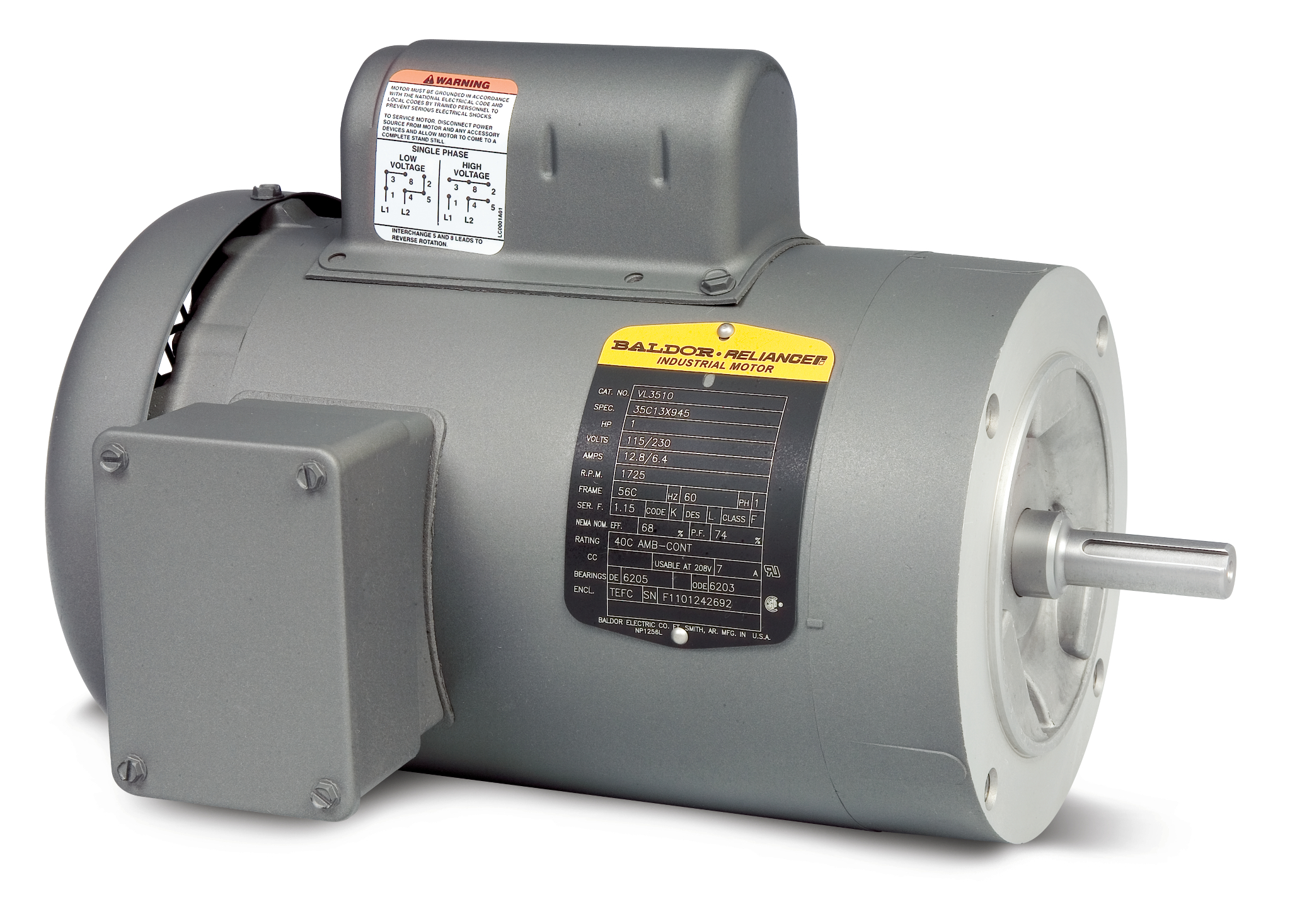 Motor  Baldor / Reliance Baldor (Brand of ABB) VL3510