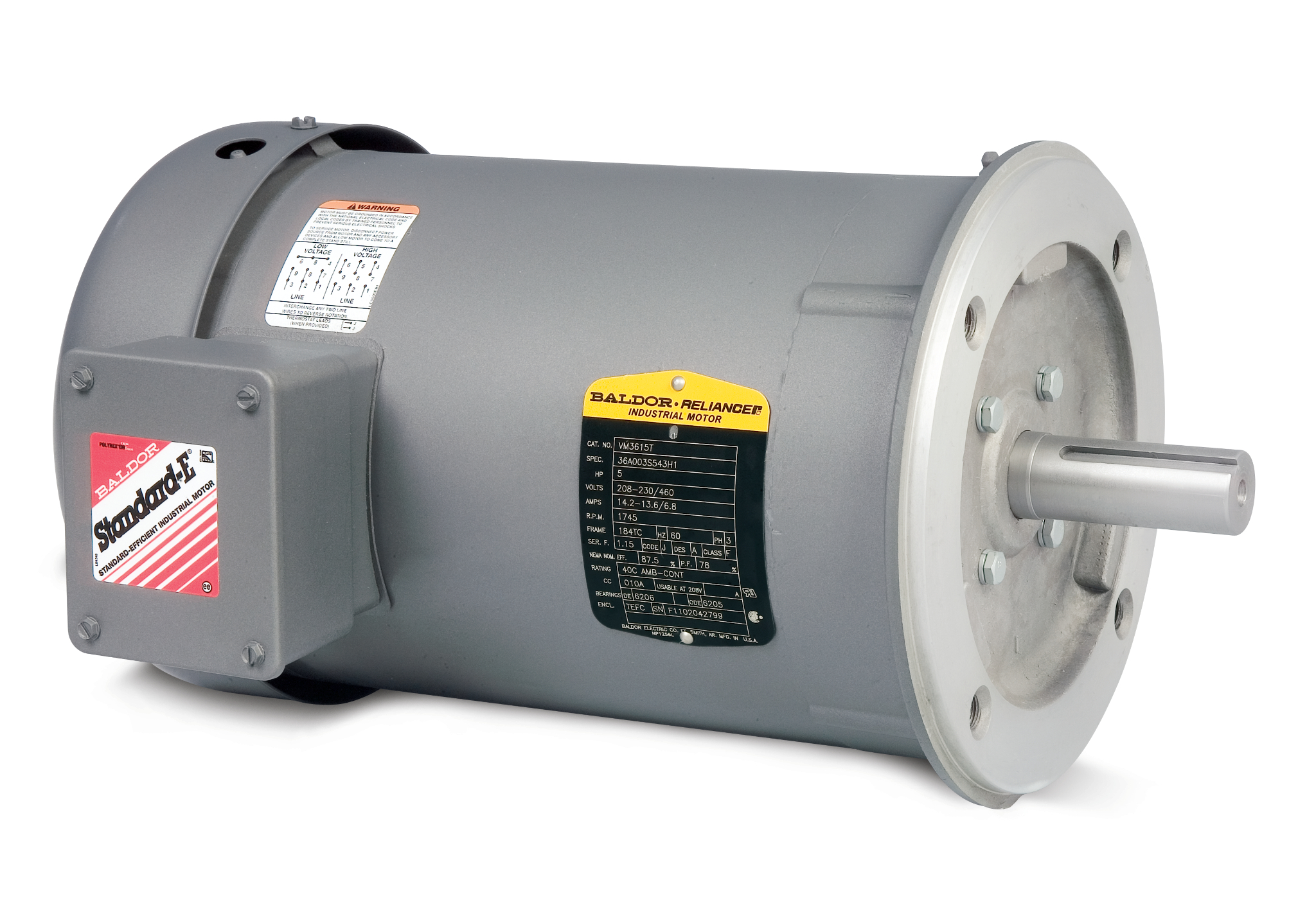 Motor  Baldor / Reliance Baldor (Brand of ABB) VM3537-57