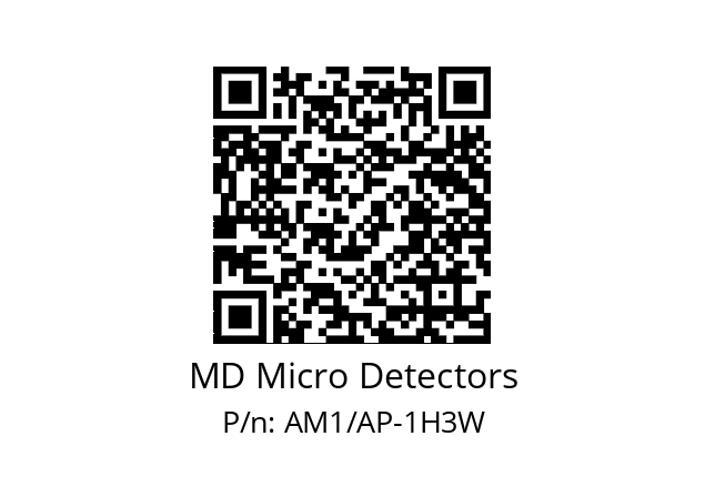   MD Micro Detectors AM1/AP-1H3W