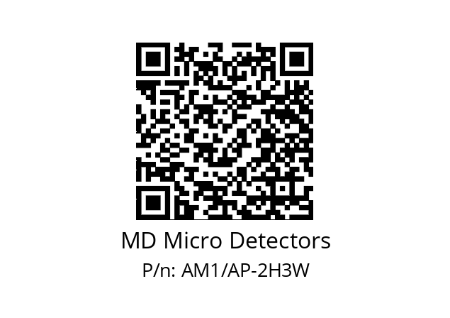   MD Micro Detectors AM1/AP-2H3W