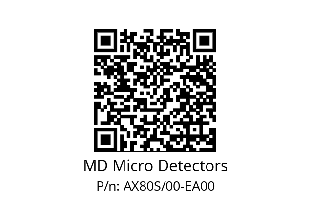   MD Micro Detectors AX80S/00-EA00