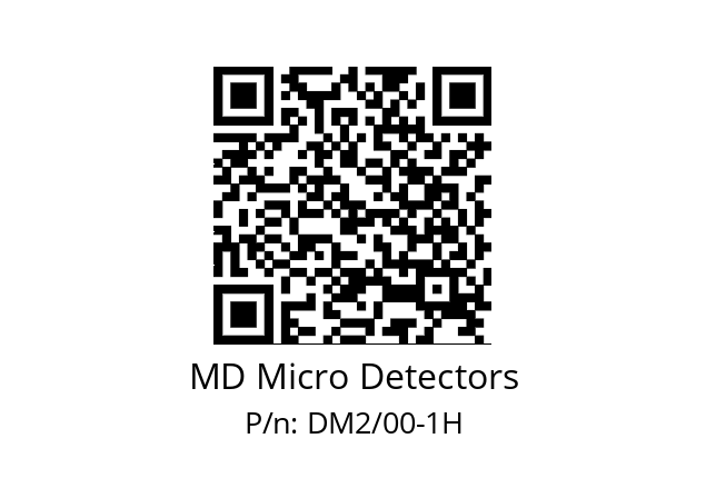   MD Micro Detectors DM2/00-1H