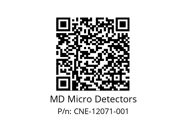   MD Micro Detectors CNE-12071-001