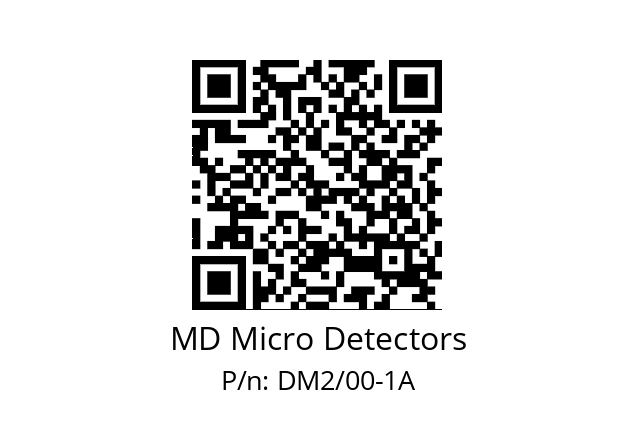   MD Micro Detectors DM2/00-1A