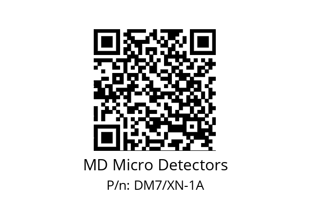   MD Micro Detectors DM7/XN-1A