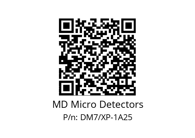   MD Micro Detectors DM7/XP-1A25