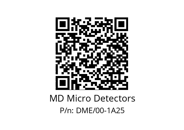   MD Micro Detectors DME/00-1A25