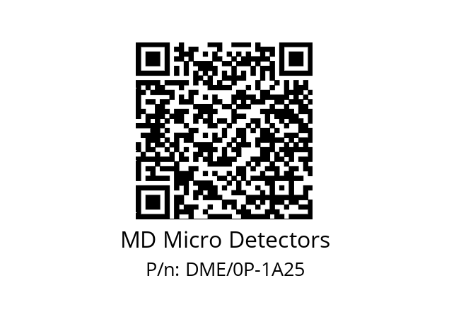   MD Micro Detectors DME/0P-1A25