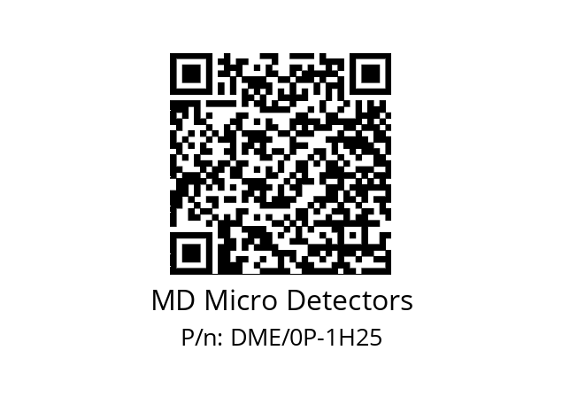   MD Micro Detectors DME/0P-1H25