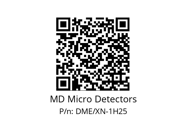   MD Micro Detectors DME/XN-1H25