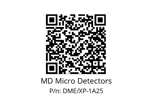   MD Micro Detectors DME/XP-1A25