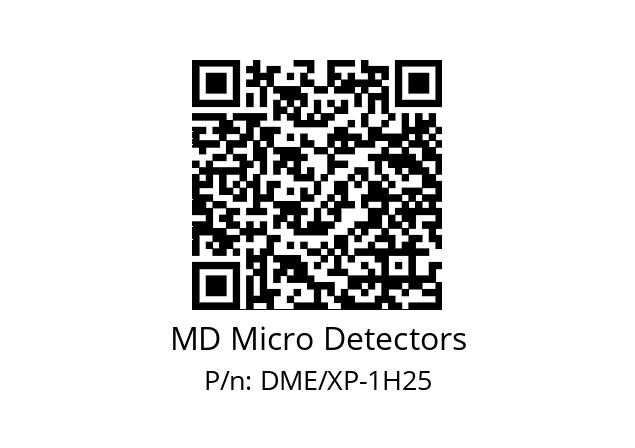   MD Micro Detectors DME/XP-1H25