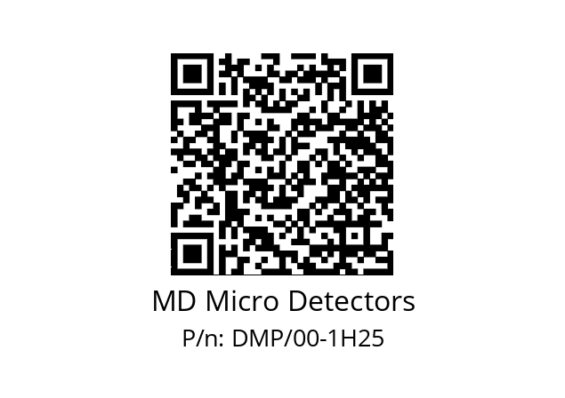   MD Micro Detectors DMP/00-1H25