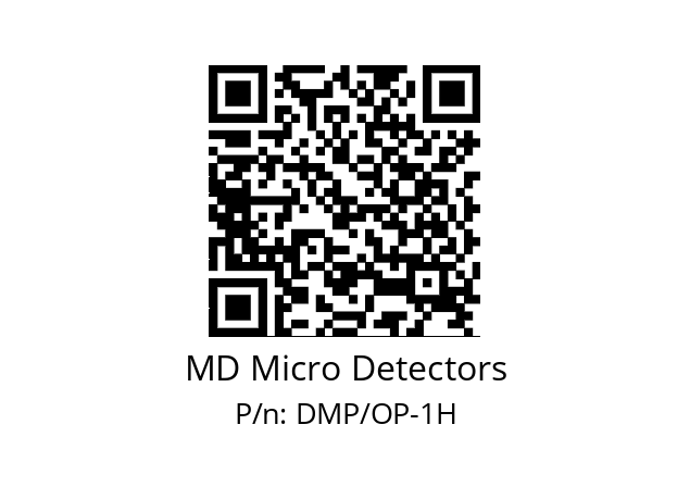   MD Micro Detectors DMP/OP-1H