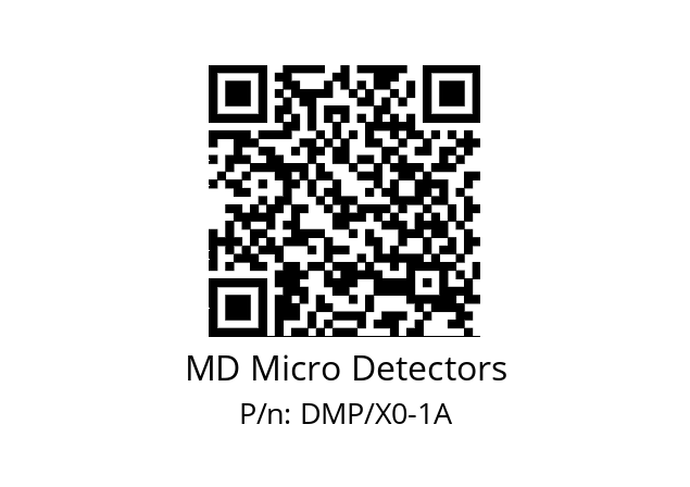   MD Micro Detectors DMP/X0-1A