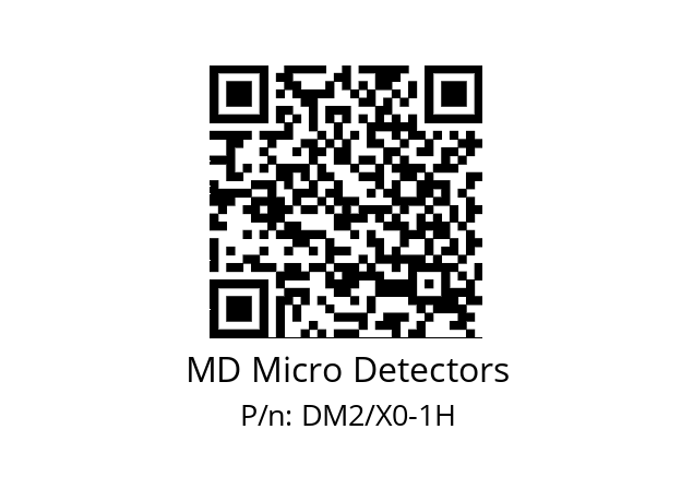   MD Micro Detectors DM2/X0-1H