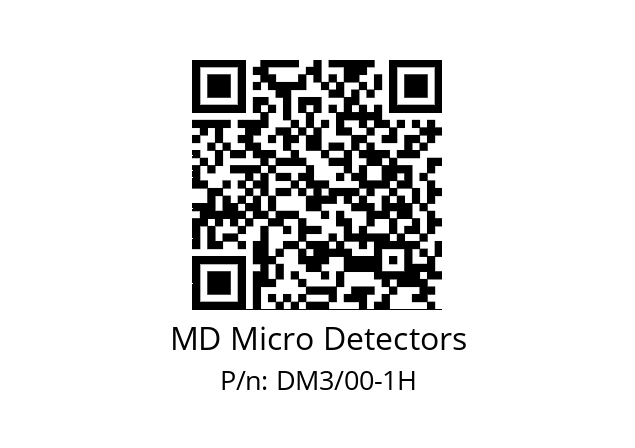   MD Micro Detectors DM3/00-1H