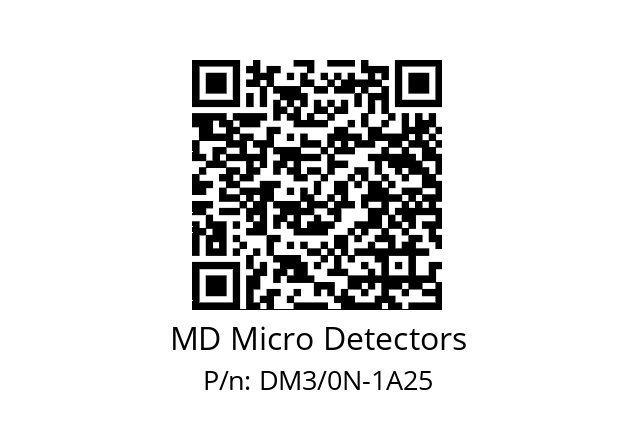   MD Micro Detectors DM3/0N-1A25