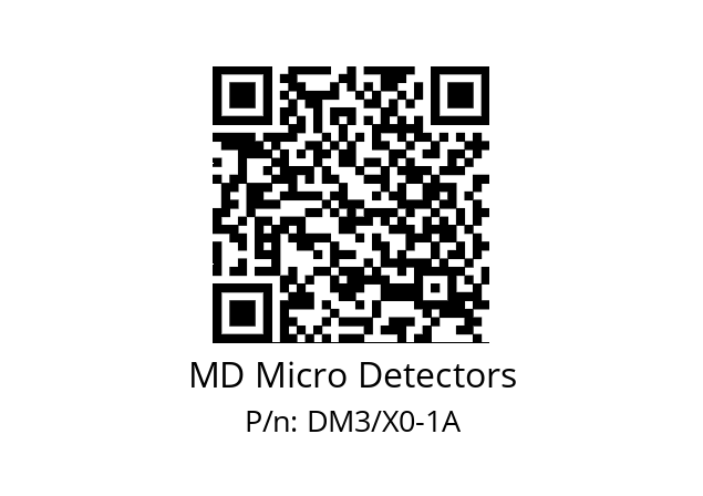   MD Micro Detectors DM3/X0-1A