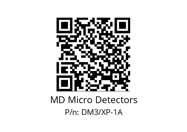   MD Micro Detectors DM3/XP-1A