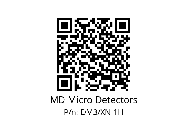   MD Micro Detectors DM3/XN-1H