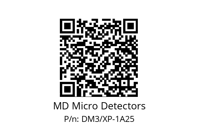   MD Micro Detectors DM3/XP-1A25