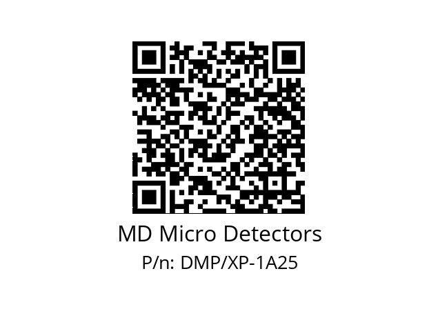   MD Micro Detectors DMP/XP-1A25