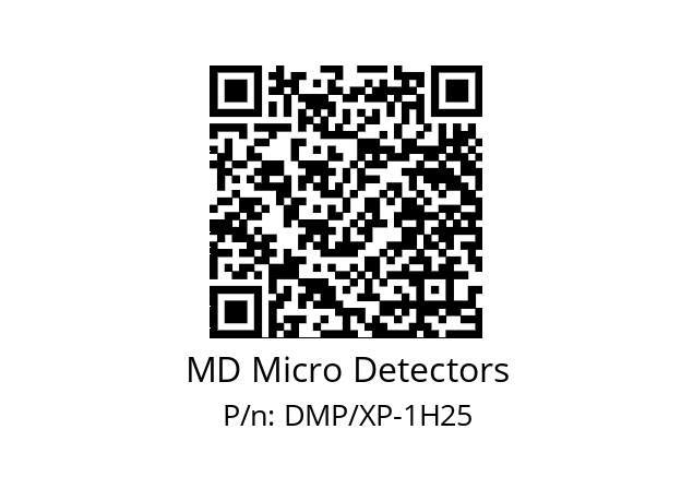   MD Micro Detectors DMP/XP-1H25