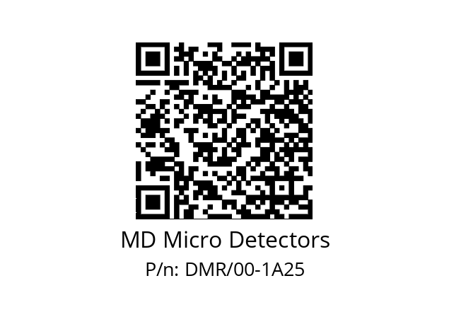   MD Micro Detectors DMR/00-1A25