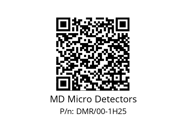   MD Micro Detectors DMR/00-1H25